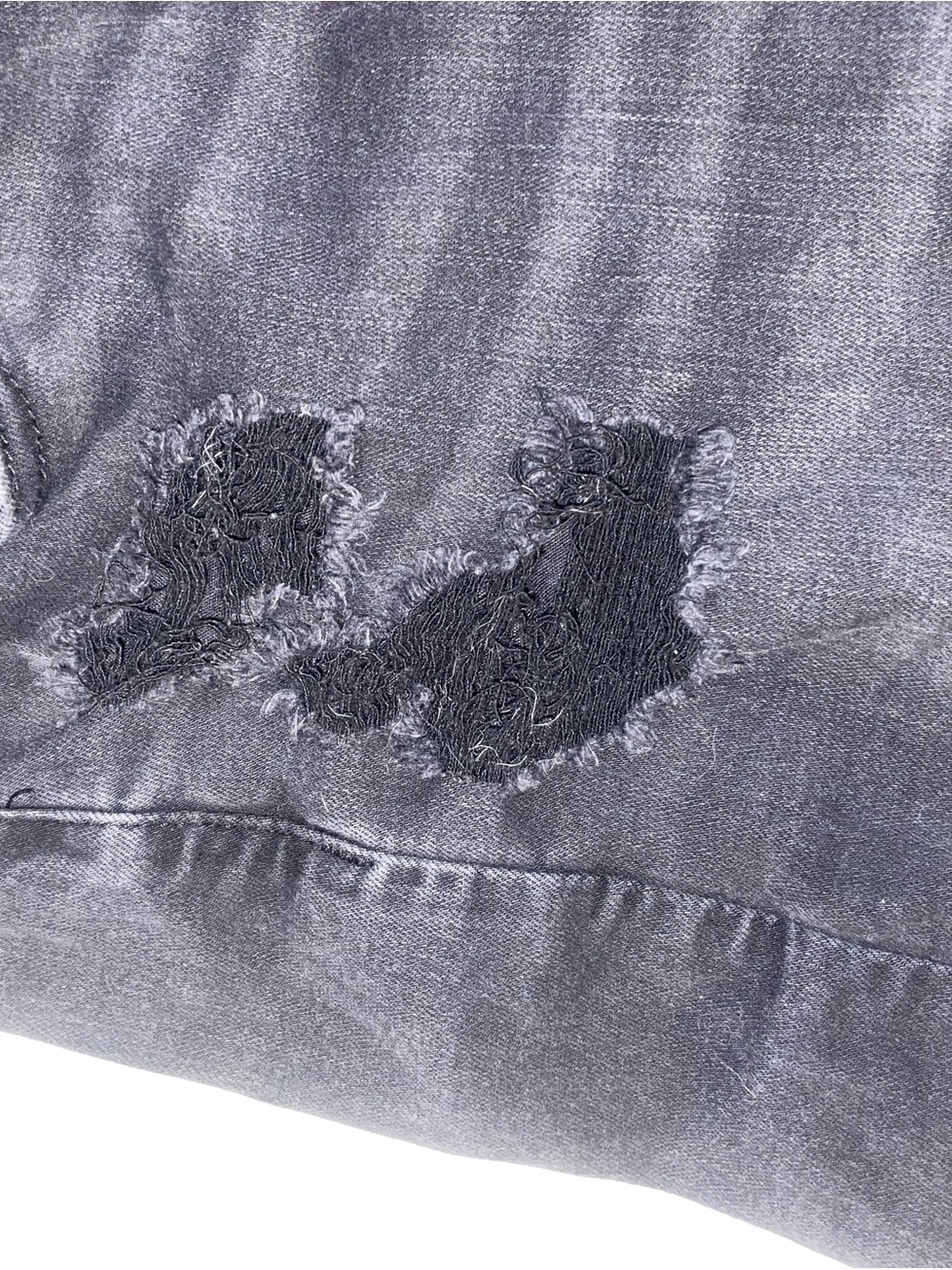 American Eagle Outfitters Next Level Stretch Distressed High-Rise Jean Shorts - Picture 8 of 10